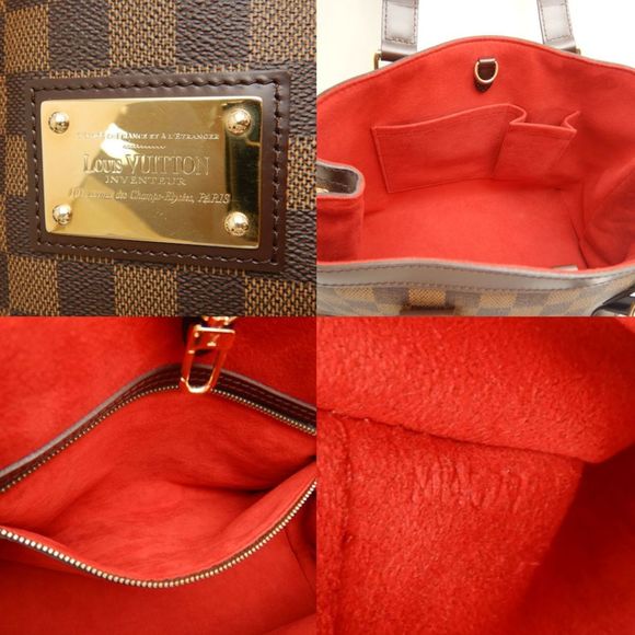 LOUIS VUITTON Authentic Brown Damier Tote Bag - Picture 9 of 10